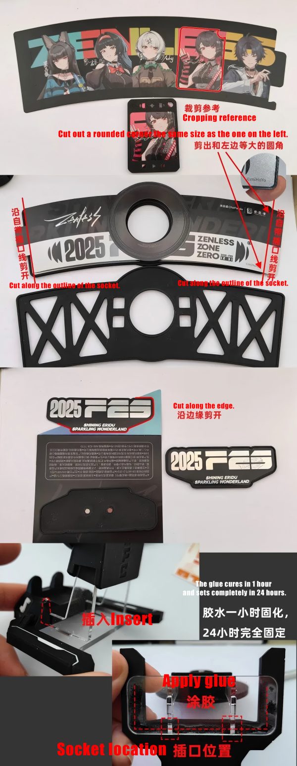 Zenless Zone Zero Anby Collab Coaster Magnetic Case & Display Stand