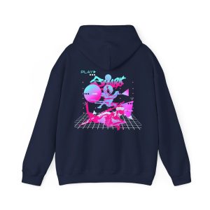 Zenless Zone Zero Ellen Joe Hoodie Retro Neon Vaporwave Glitch Aesthetic y2k fashion ZZZ Streetwear Unisex Heavy Blend Hooded Sweater
