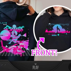 Zenless Zone Zero Ellen Joe Hoodie Retro Neon Vaporwave Glitch Aesthetic y2k fashion ZZZ Streetwear Unisex Heavy Blend Hooded Sweater
