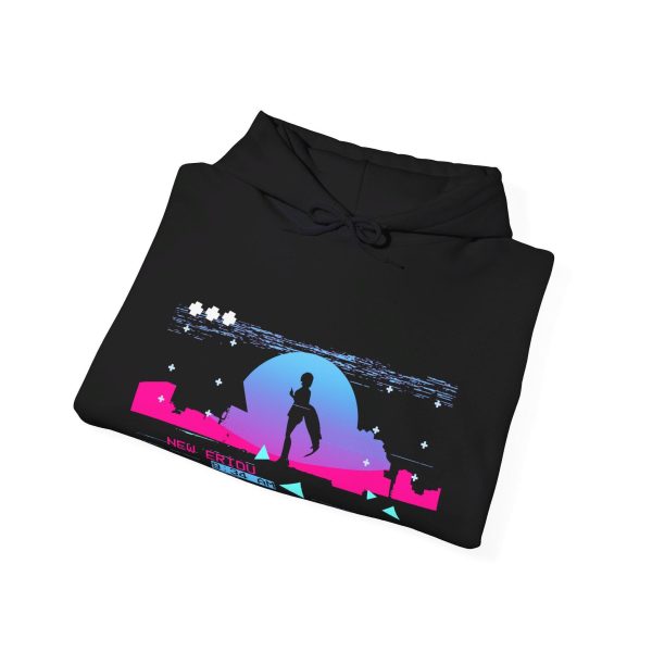 Zenless Zone Zero Ellen Joe Hoodie Retro Neon Vaporwave Glitch Aesthetic y2k fashion ZZZ Streetwear Unisex Heavy Blend Hooded Sweater