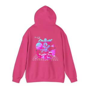 Zenless Zone Zero Ellen Joe Hoodie Retro Neon Vaporwave Glitch Aesthetic y2k fashion ZZZ Streetwear Unisex Heavy Blend Hooded Sweater