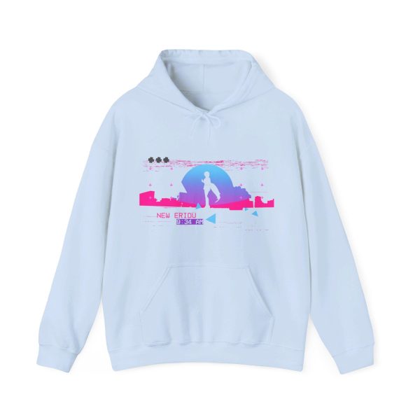 Zenless Zone Zero Ellen Joe Hoodie Retro Neon Vaporwave Glitch Aesthetic y2k fashion ZZZ Streetwear Unisex Heavy Blend Hooded Sweater