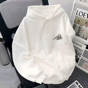 Zenless Zone Zero Ye Shun­guang Winter Black and White Style Hoodie