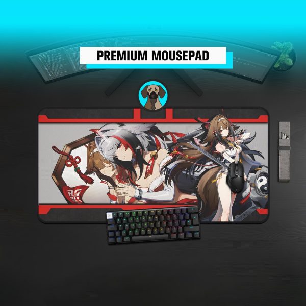 Zenless Zone Zero Ye Shunguang Large Gaming Mousepad Game Deskmat
