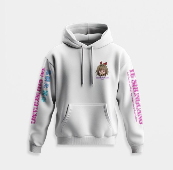 Zenless Zone Zero Ye Shunguang Zenless Zone Zero 380 GSM Hoodie - Heavyweight Anime Hoodie for Cold Weather