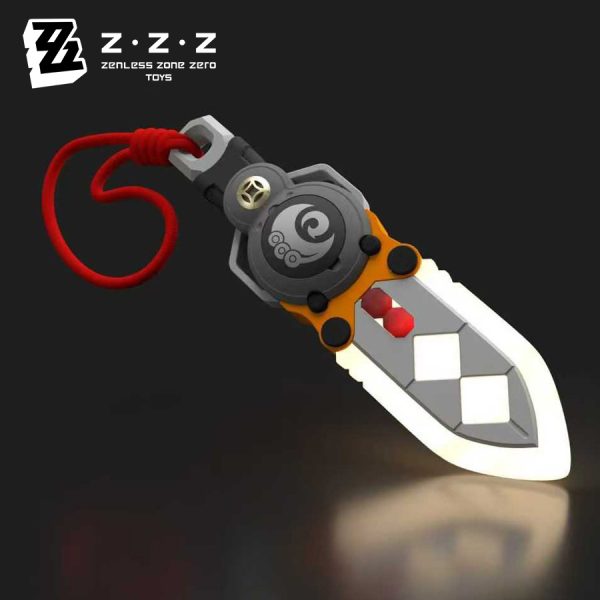 Zenless Zone Zero-themed Ye Shun­guang Sword Mini Lightsaber Creative Glowing Weapon Model Gift