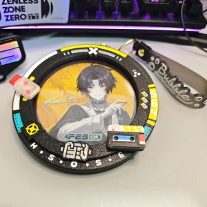 Zenless Zone Zero ChaPanda Asaba Harumasa Collab Coaster Magnetic Case & Display Stand
