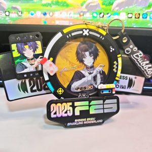 Zenless Zone Zero ChaPanda Asaba Harumasa Collab Coaster Magnetic Case & Display Stand