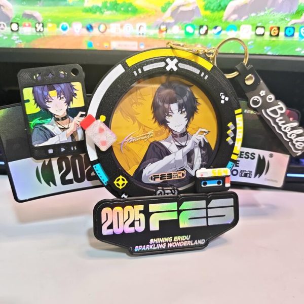 Zenless Zone Zero ChaPanda Asaba Harumasa Collab Coaster Magnetic Case & Display Stand