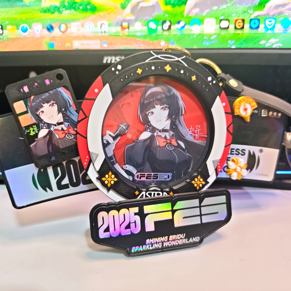 Zenless Zone Zero ChaPanda Astra Yao Collab Coaster Magnetic Case & Display Stand