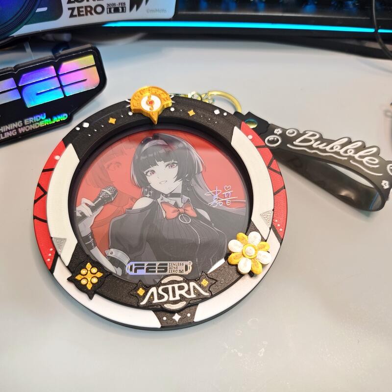 Zenless Zone Zero ChaPanda Astra Yao Collab Coaster Magnetic Case & Display Stand