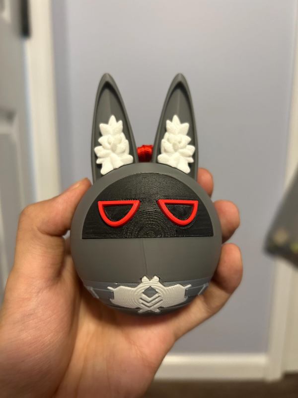 Zenless Zone Zero Fanmade 3D Printed Miyaball Bangboo Ornament