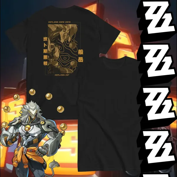 Zenless Zone Zero Game Banyue T Shirt ZZZ Banyue Cotton Tee