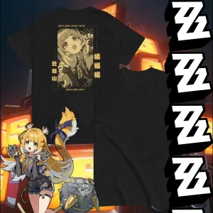 Zenless Zone Zero Game Ju Fufu T Shirt ZZZ Ju Fufu Cotton Tee