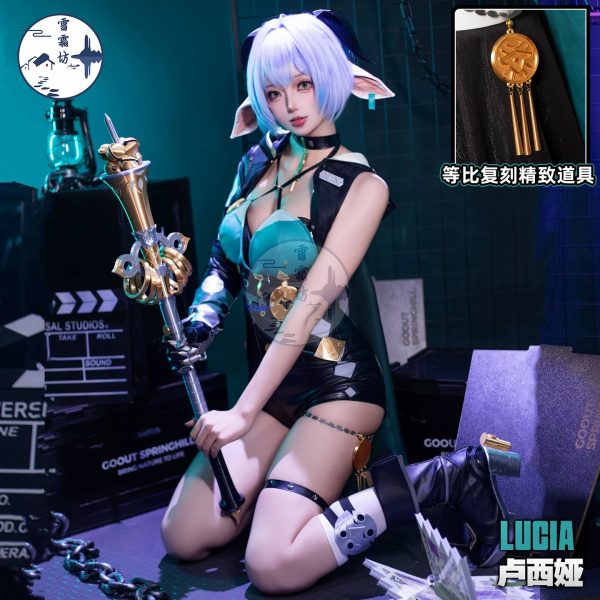 Zenless Zone Zero Lucia Cosplay Costume Game Anime Full Set Outfit