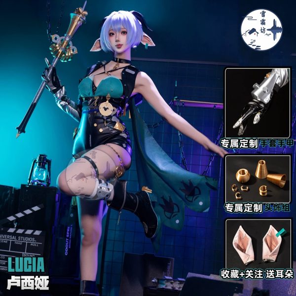 Zenless Zone Zero Lucia Cosplay Costume Game Anime Full Set Outfit
