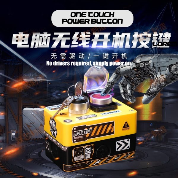 Zenless Zone Zero Toys Wireless Dual Control Computer Power OnOff Button Desktop External Major Decision Nukes Button