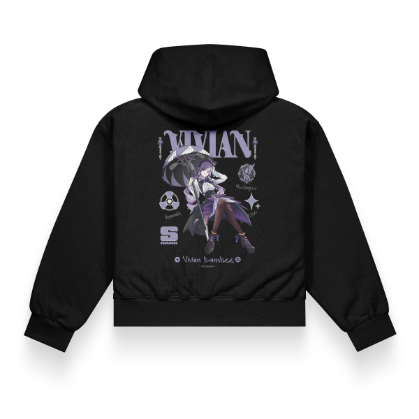 Zenless Zone Zero Vivian Hoodie Winter Warm Cotton Hooded Sweatshirt