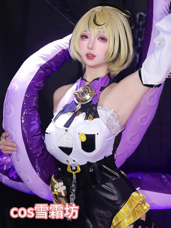 Zenless Zone Zero Yidhari Cosplay Costume, Octopus Girl Anime Game Outfit