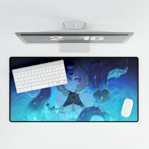 Zenless Zone Zero Yidhari ZZZ Gaming Mousepad Desk Mat, Black White Anime PC Large