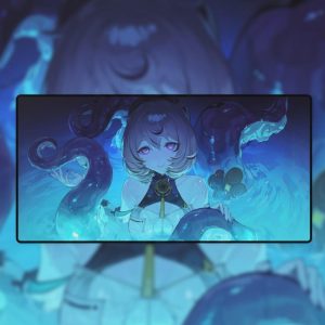 Zenless Zone Zero Yidhari ZZZ Gaming Mousepad Desk Mat, Black White Anime PC Large