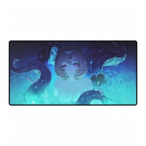 Zenless Zone Zero Yidhari ZZZ Gaming Mousepad Desk Mat, Black White Anime PC Large