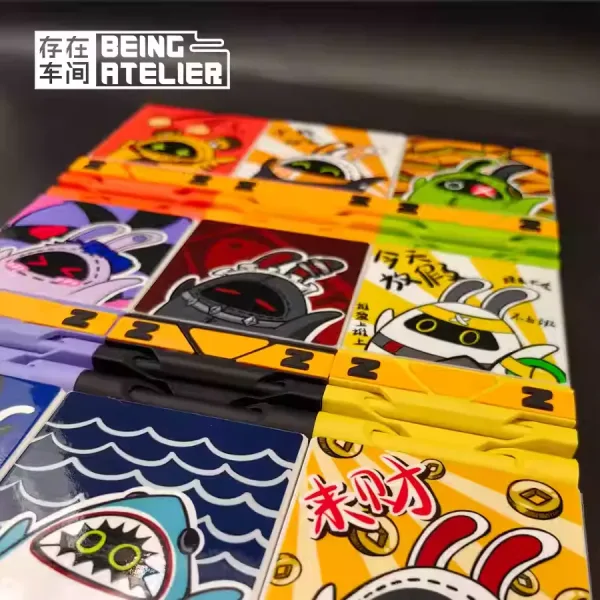 Zenless Zone Zero-themed Fan-made Cute Creative Desktop Cartoon Phone Holder Stand, Portable & Foldable