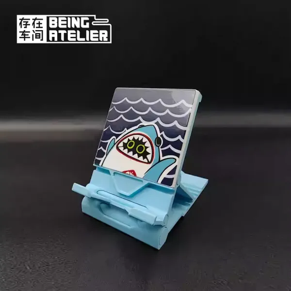 Zenless Zone Zero-themed Fan-made Cute Creative Desktop Cartoon Phone Holder Stand, Portable & Foldable