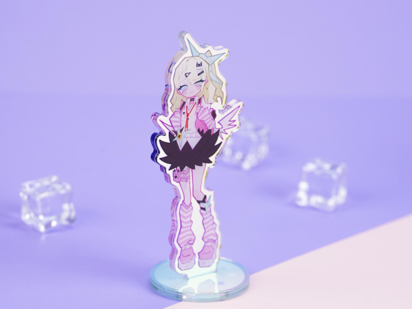 Zero Zone Zero Sunna Holographic Acrylic Keychain +Standee Set for Fandom Display & Wear | Zenlesszonezero.toys