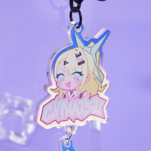 Zero Zone Zero Sunna Holographic Acrylic Keychain +Standee Set for Fandom Display & Wear | Zenlesszonezero.toys