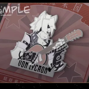 Zero Zone Zero Asaba Harumasa, Von Lycaon Metal Badge