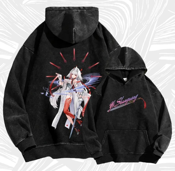 Zenless Zone Zero Ye Shun­guang Vintage Hoodie