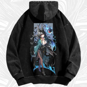 Zenless Zone Zero Hoshimi Miyabi Vintage Hoodie