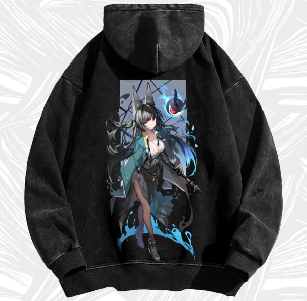 Zenless Zone Zero Hoshimi Miyabi Vintage Hoodie