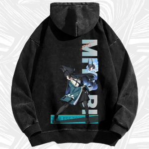 Zenless Zone Zero Hoshimi Miyabi Street Style Vintage Hoodie