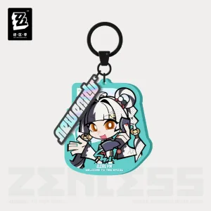 Zenless Zone Zero Ridu Krampus Compliance Authority Chibi Keychain