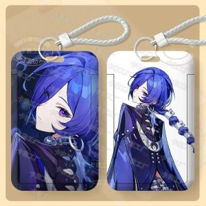 High-quality ZZZ Banyue hard shell card holder with UV printing and a clear window for ID protection.