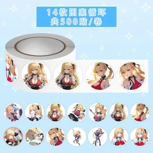 2000 Zenless Zone Zero Xixifu stickers for journal desktop notebook and DIY decoration