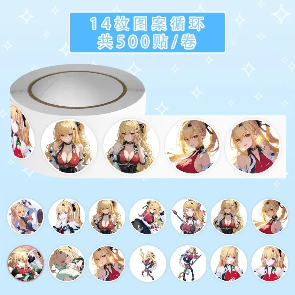 2000 Zenless Zone Zero Xixifu stickers for journal desktop notebook and DIY decoration