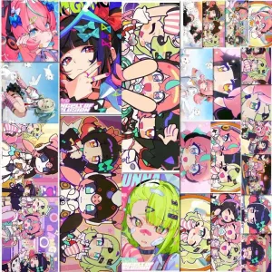 Massive ZZZ Angels of Delusion sticker pack featuring Eri, Sunna, and Nangong Yu in various anime styles.