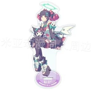 ZZZ Sunna (Chinatsu) acrylic stand with Cinnamoroll theme featuring light blue colors and wings.