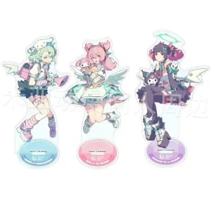 ZZZ Sunna (Chinatsu) acrylic stand with Cinnamoroll theme featuring light blue colors and wings.