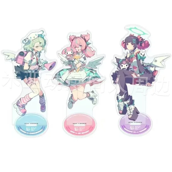 ZZZ Sunna (Chinatsu) acrylic stand with Cinnamoroll theme featuring light blue colors and wings.