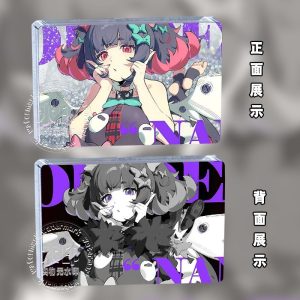 Zenless Zone Zero Angels of Delusion acrylic quicksand bricks featuring Aria, Nangong Yu, and Sunna with colorful front artwork and monochrome shadow art backs.