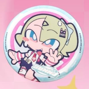 Cute chibi ZZZ Chinatsu (Sunna) badge with a glossy finish and Angels of Delusion theme.