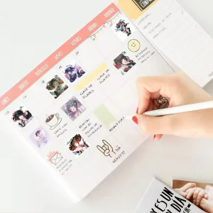 Zenless Zone Zero Nangong Yu Angels of Delusion sticker roll with 14 repeating character designs and 500 mini stickers for journals and planners ZZZ.