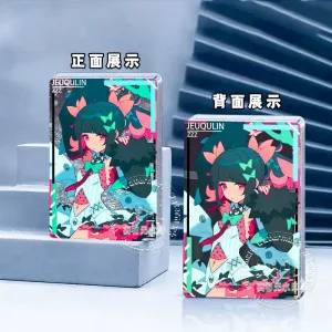 Zenless Zone Zero Angels of Delusion Z Live acrylic quicksand mahjong standees featuring Aria, Nangong Yu, and Sunna with glitter character card designs ZZZ.