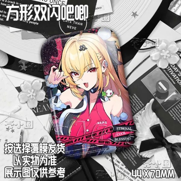 ZZZ Cissia & Nangong Yu 44x70mm Rectangular Badge | Premium "Angels of Delusion" & N.E.P.S. Double-Flash Pin | — image 3