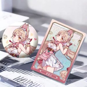 ZZZ Alice Premium Card Brick & Quicksand Badge Combo | Thick Acrylic Mahjong Standee