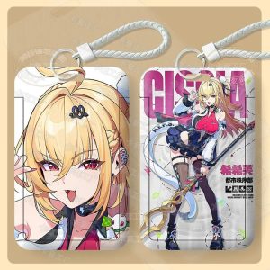 High-quality ZZZ Cissia hard shell sliding card holder with HD UV character printing and a clear ID window.